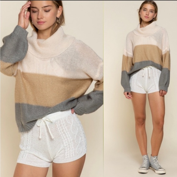 POL Color Block Sweater - Picture 3 of 4